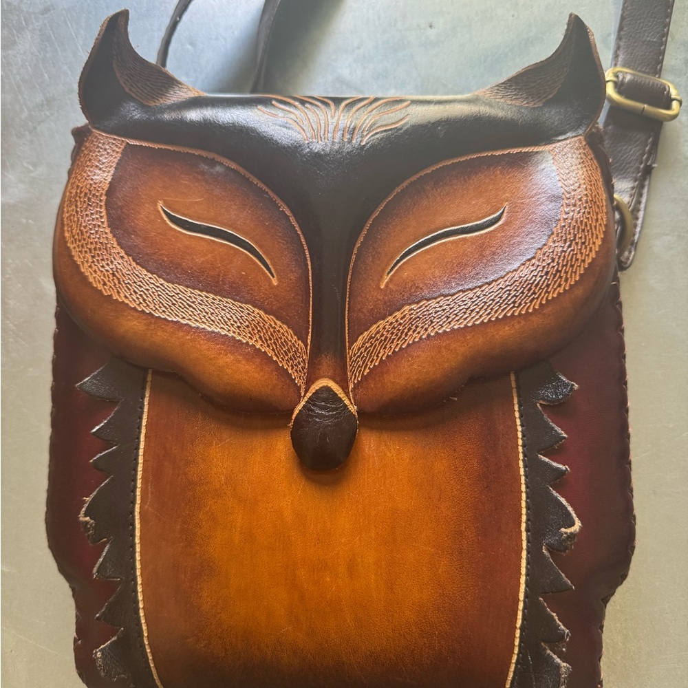 Genuine Handmade Leather Fox Purse